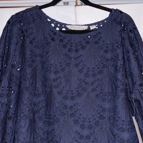 Navy Blue Embroidered - Picture 3 of 7